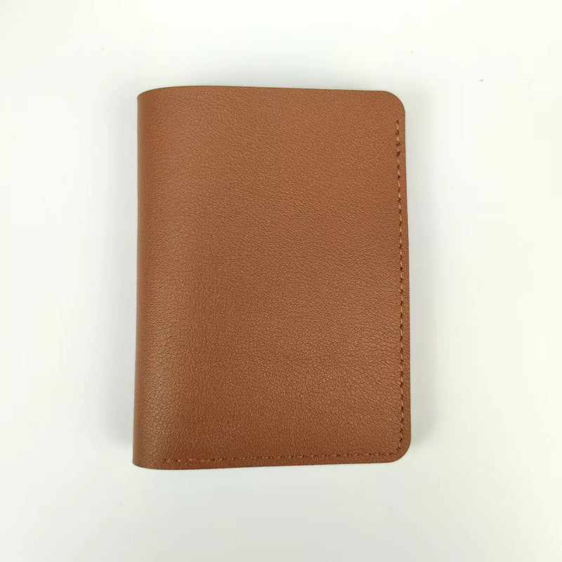 Women's Glossy Short With Buttons Two Fold Simple Driving Ladies Wallets