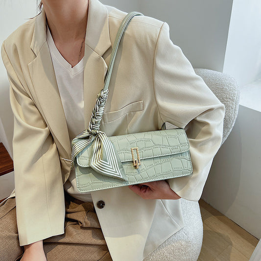 Women's French Style Underarm Niche Fashion Baguette Shoulder Bags