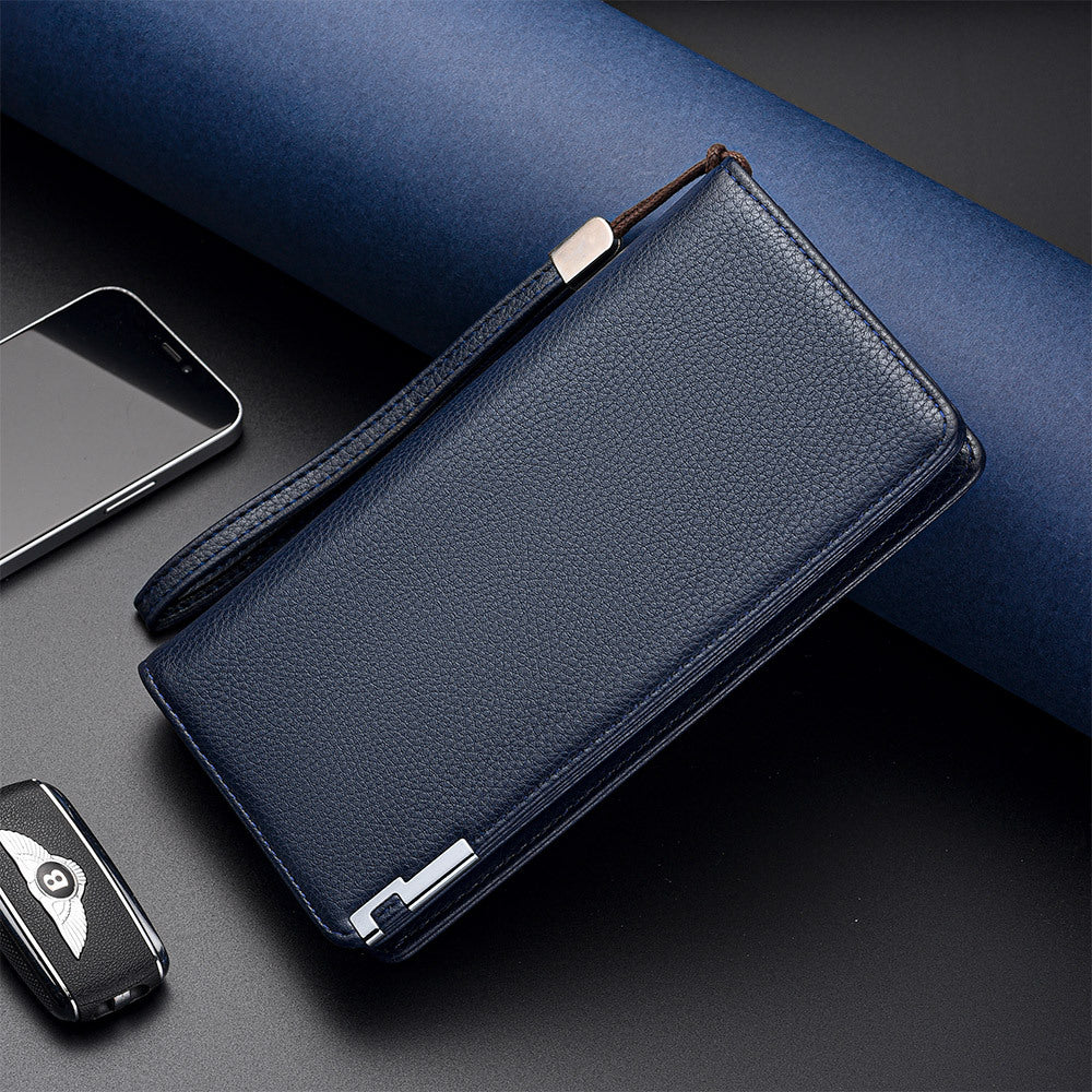 Men's Long Business Multifunction Clutch Multiple Slots Men's Wallet
