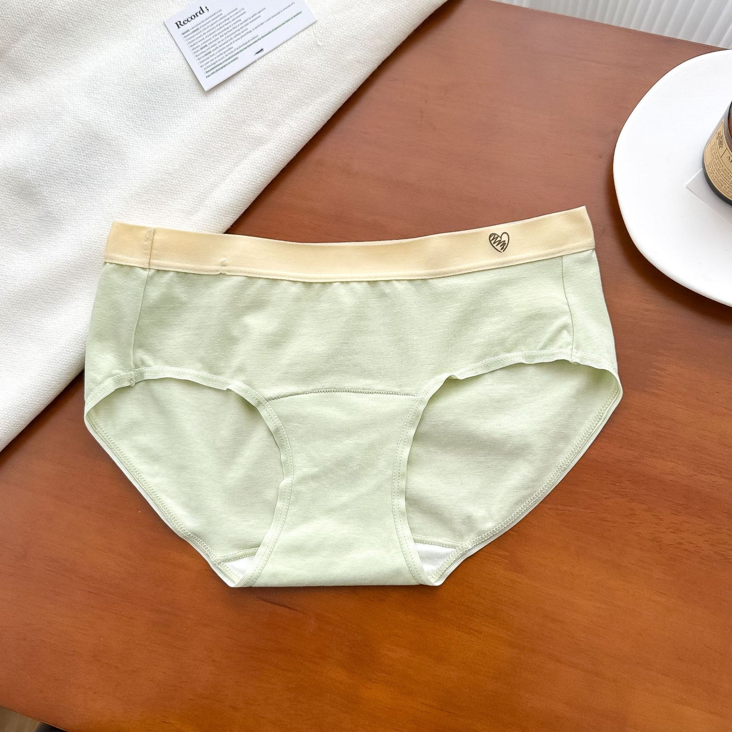 Women's Lengthened Crotch Purified Cotton Underwear Pure Panties