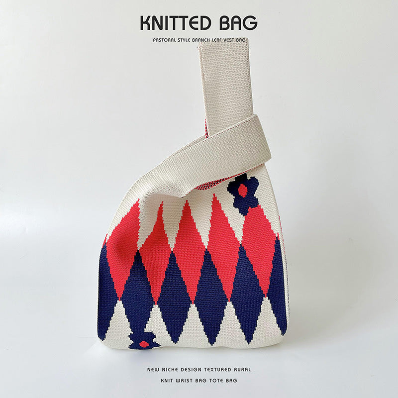 Series Knitted Versatile Large Capacity Commuter Holiday Bags