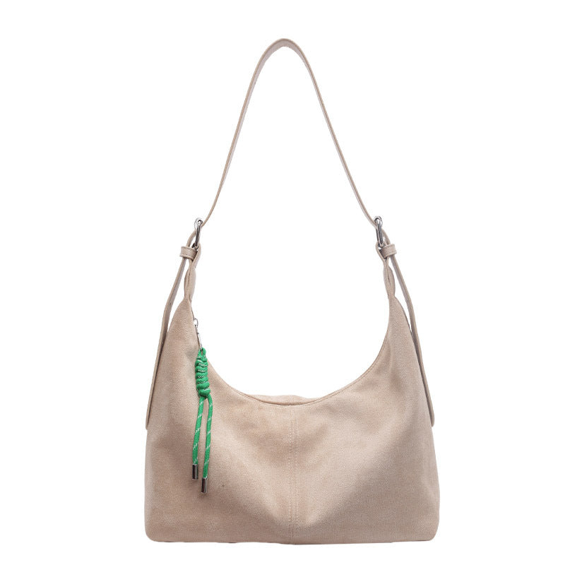 Women's Retro Large Capacity Totes Simple Fashion Commuter Class Korean Style Women's Shoulder Bag