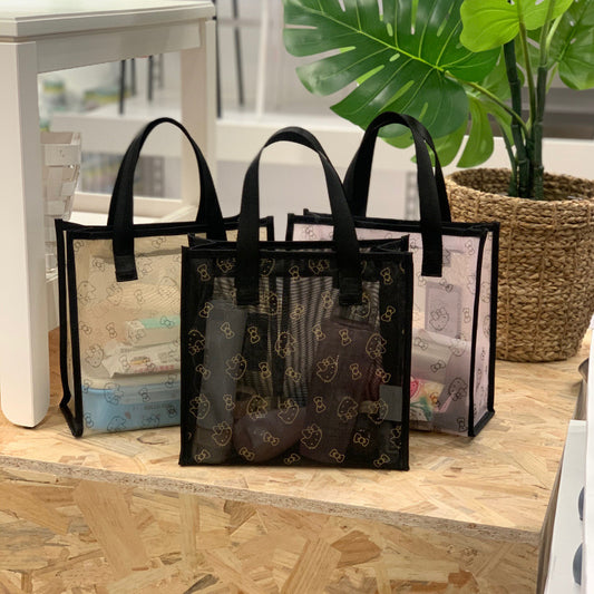 Classic New Mesh Portable Wash Mummy Cosmetic Bags