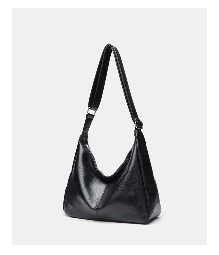 Retro Large Capacity Totes Fashionable Commuter Women's Shoulder Bag