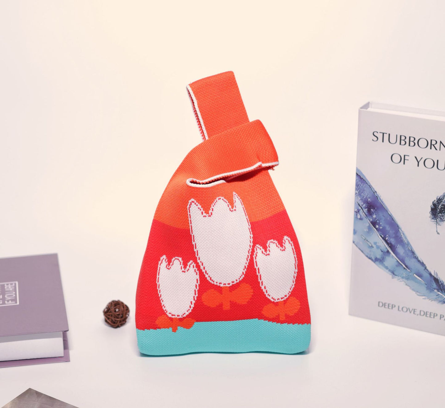 Unique Women's Knitted Woven Vest Simple Handbags