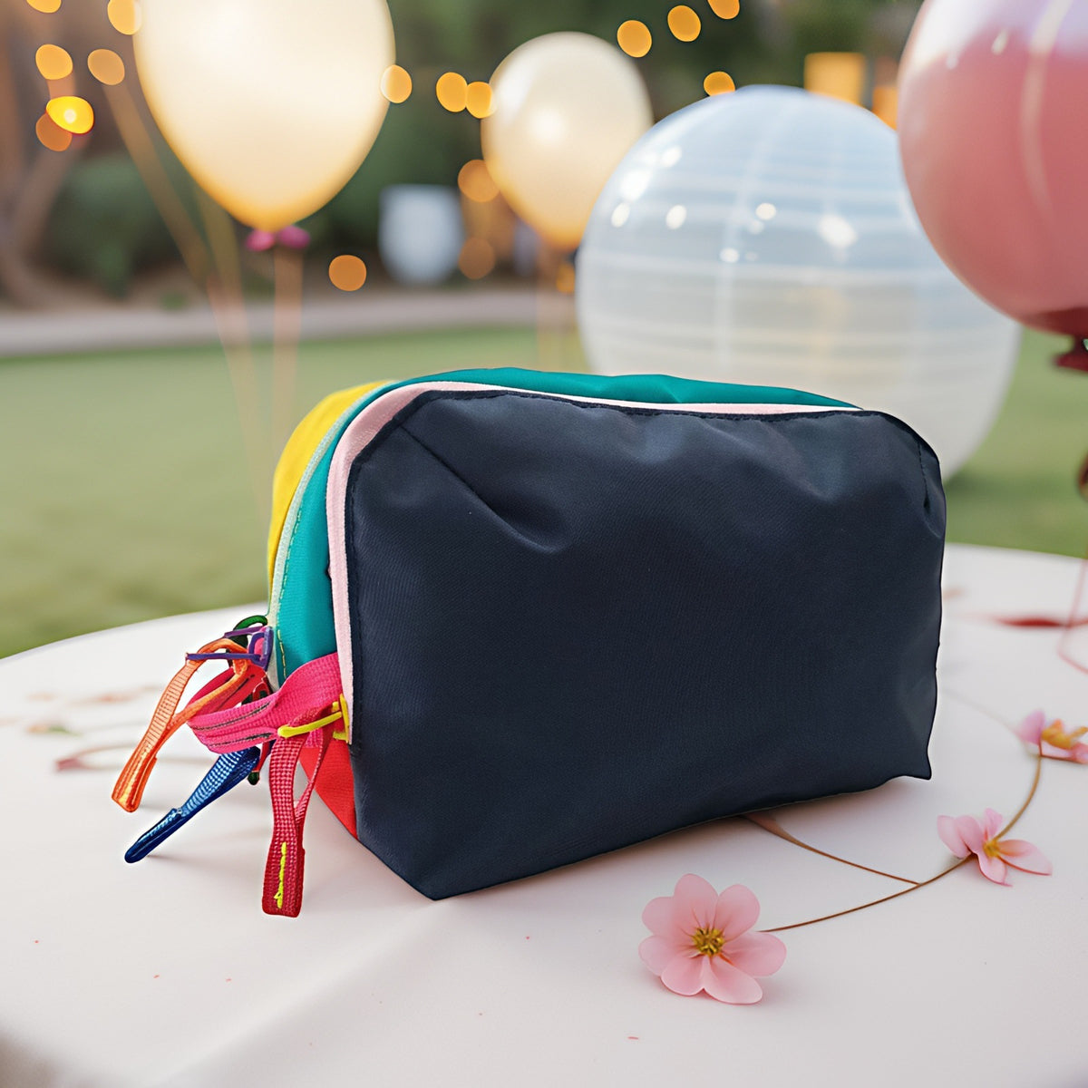Dopamine Color Portable Large Capacity Wash Fresh Sweet Sundries Makeup Bag