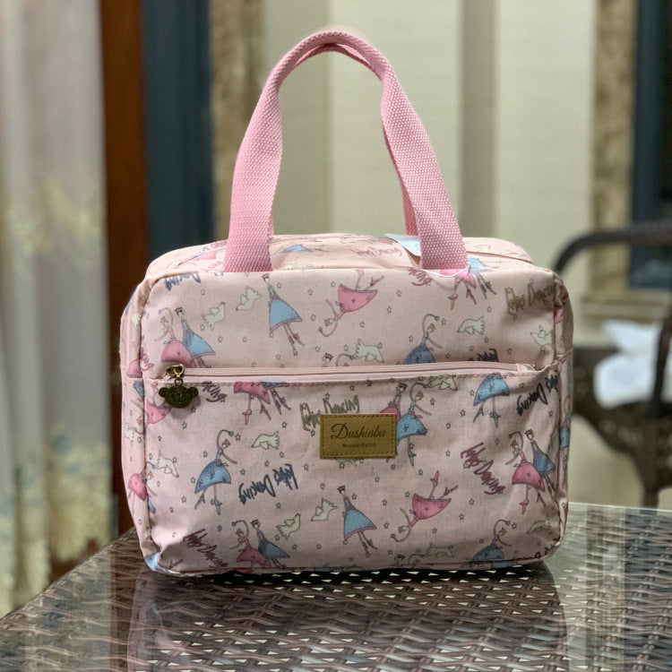 Korean Thick Waterproof Large Capacity Lunch Box Bags