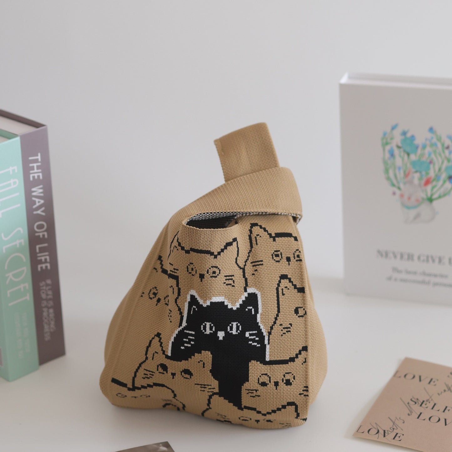 Unique Women's Knitted Woven Vest Simple Handbags