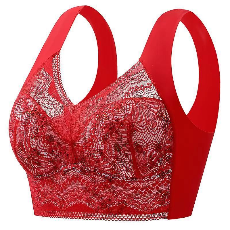 Vest No Steel Ring Fixed Cup Big Small Breast Bras
