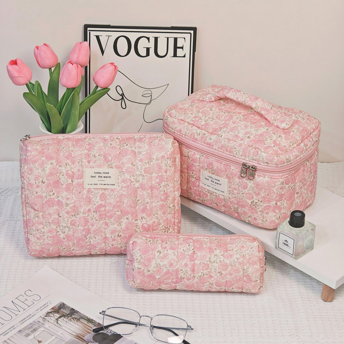 Large Capacity Portable Cosmetics Storage Hand Wash Makeup Bag