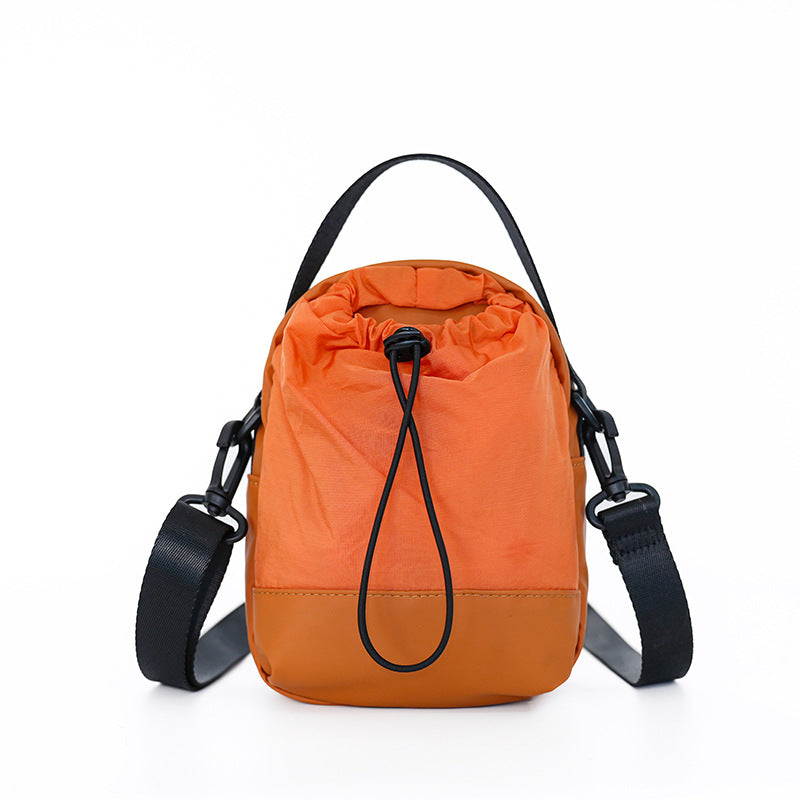 Simplicity Solid Color Kettle Fashion Couple Street Shoulder Bags