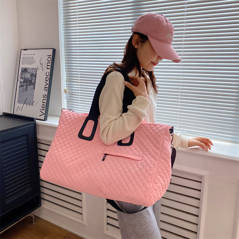 Women's Capacity Fashion Korean Style Short Business Travel Bags