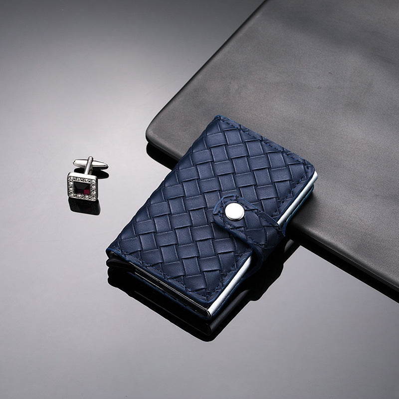 Women's & Men's & Metal Automatic Pop-up Cassette Good-looking Card Holder