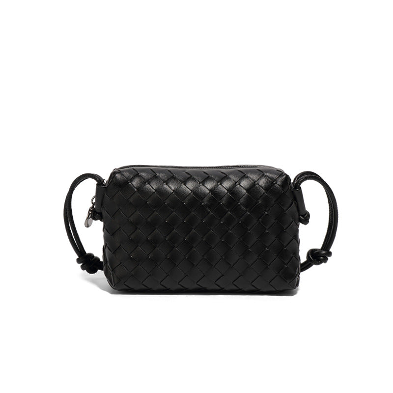 Women's Creative Hand Weaving Fashion Fashionable Boston Women's Messenger Bag