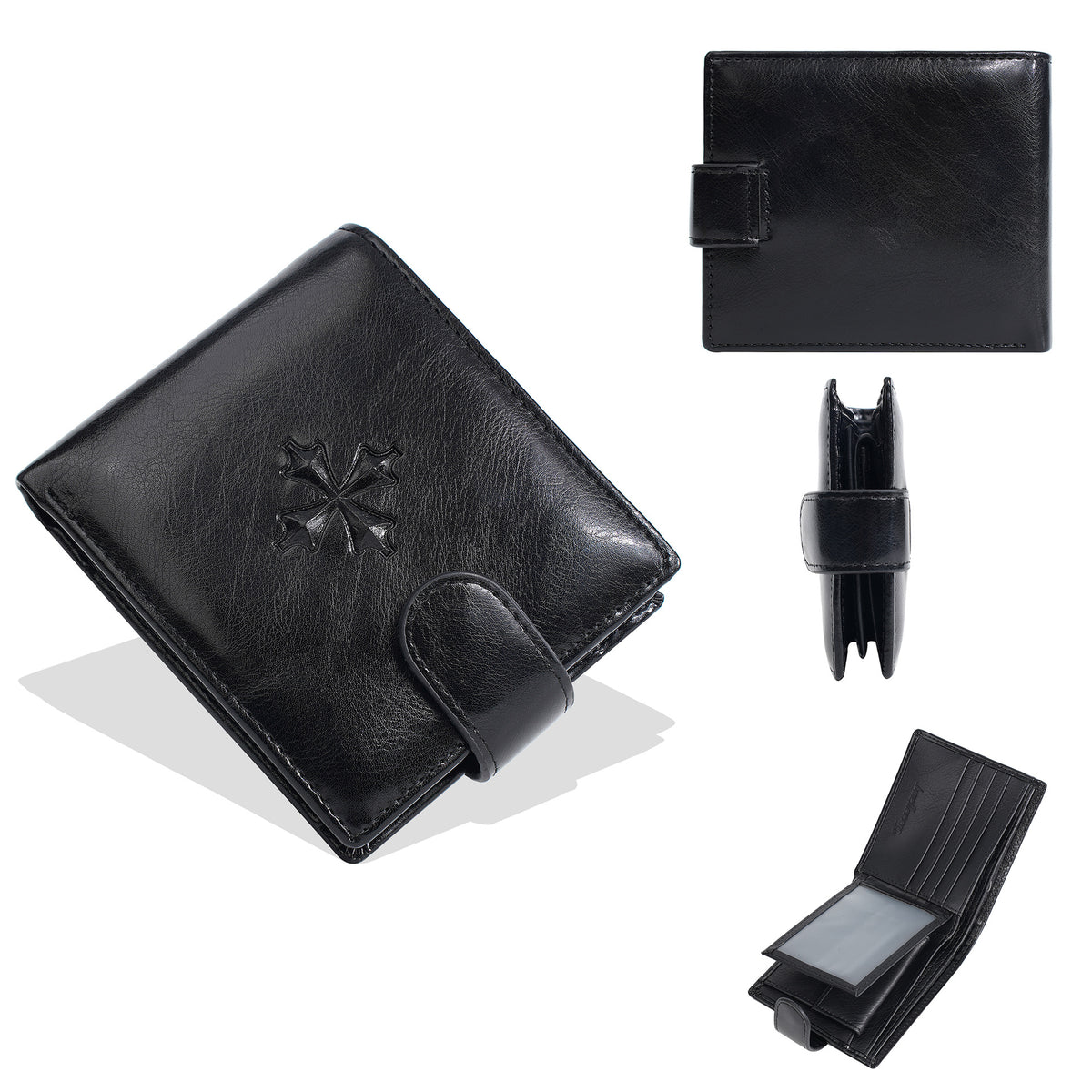 Men's Large Capacity Cash Short High-grade Multiple Slots Men's Wallet