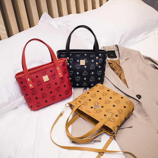 Slouchy Women's Retro Fashion Portable Printed Crossbody Bags