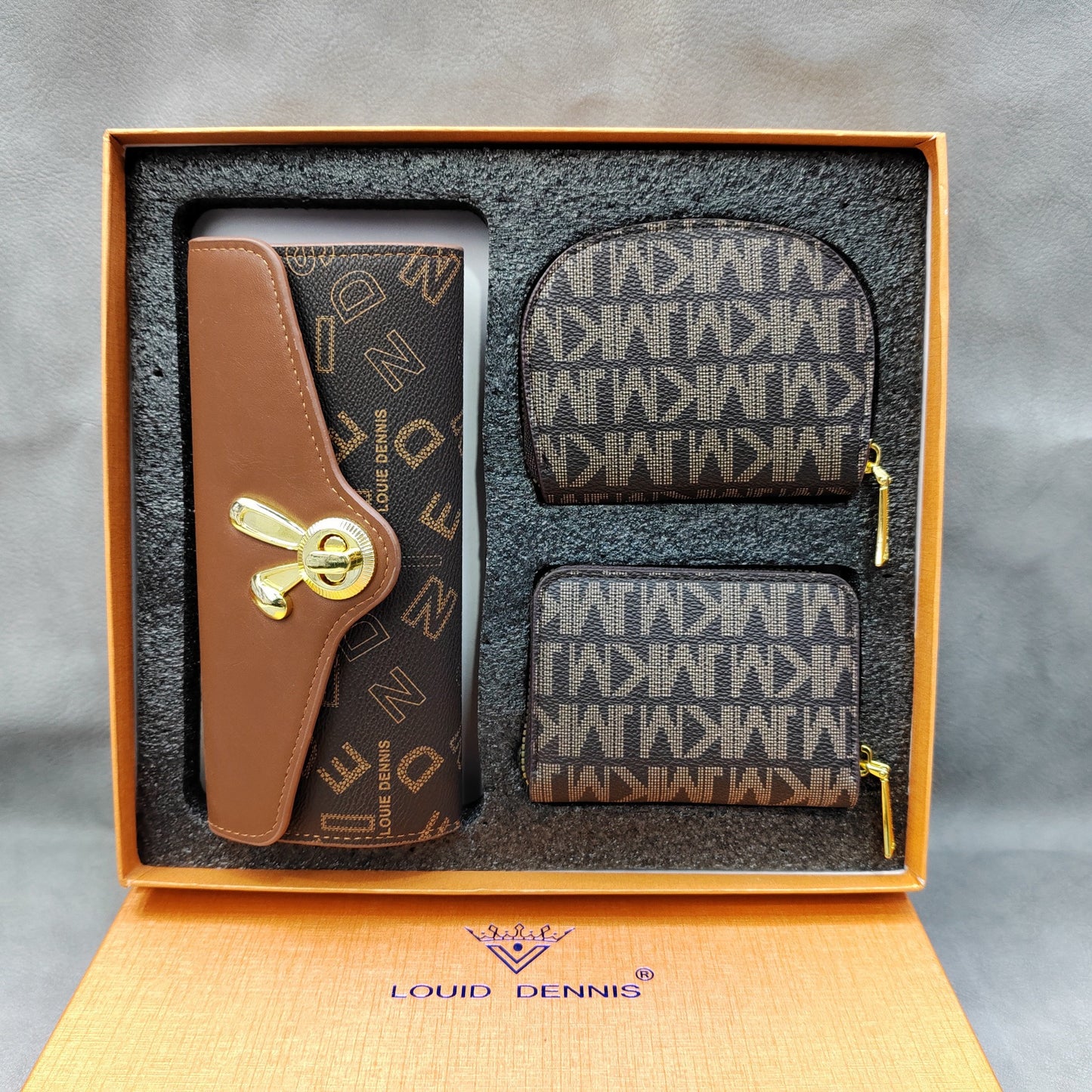 Stylish Pretty Three-piece Gift Box Sets Card Holder