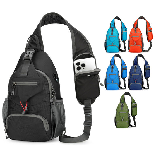 Men's Lightweight Trend Multicolor Mobile Multifunctional Cashier Men's Chest Bags