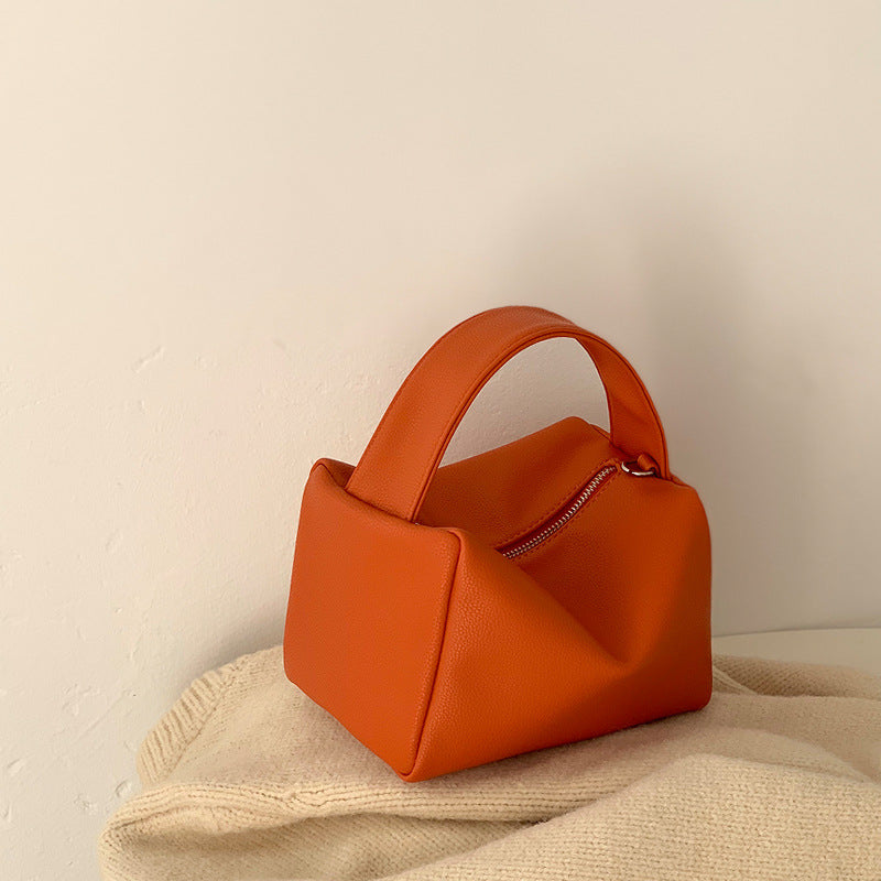 Glamorous Popular Lychee Texture Hand Carrying Crossbody Bags