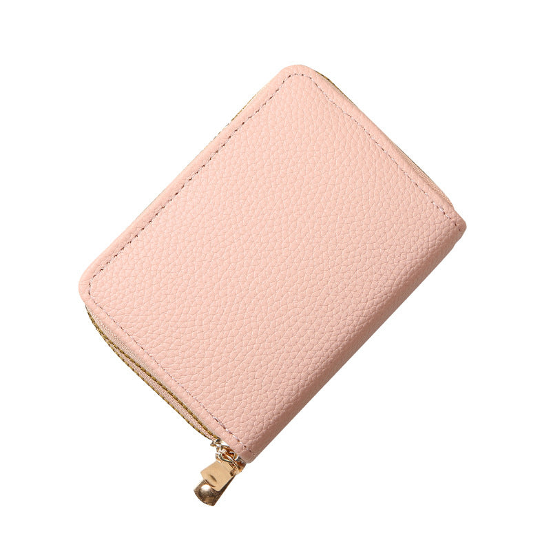 Women's Multifunctional Expanding Double Layer Zipper Large Card Holder
