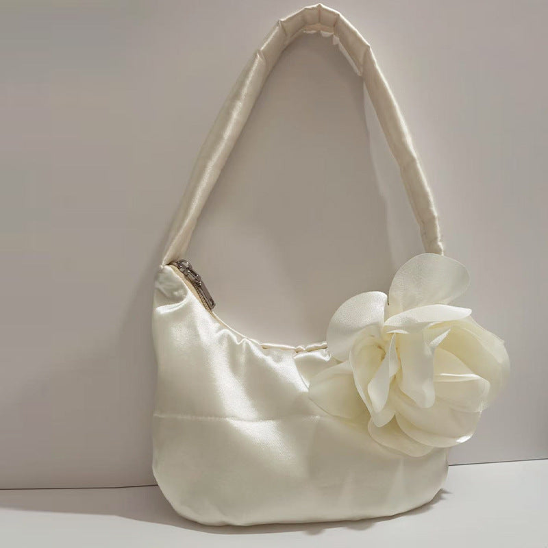 Women's Flowers Dumpling Summer Gentle Sweet Popular Women's Shoulder Bag