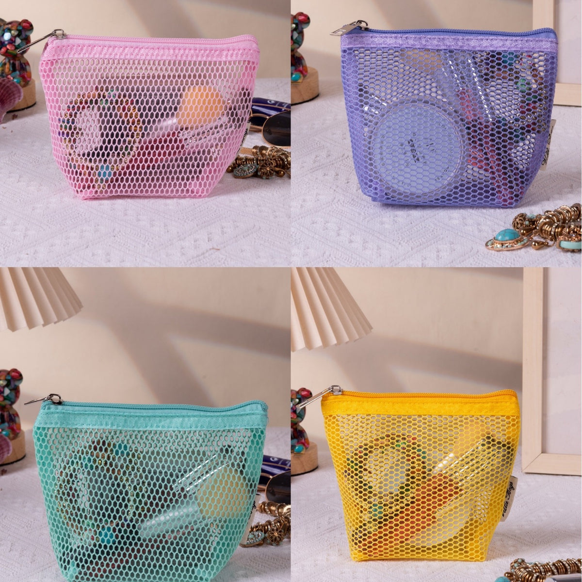 Charging Wired Headset Organizing Traveling Chargers Makeup Bag
