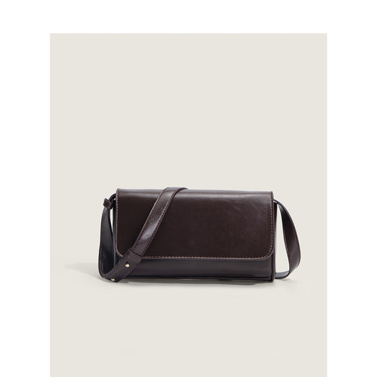 Women's Korean Simple Solid Color Soft Surface Shoulder Bags