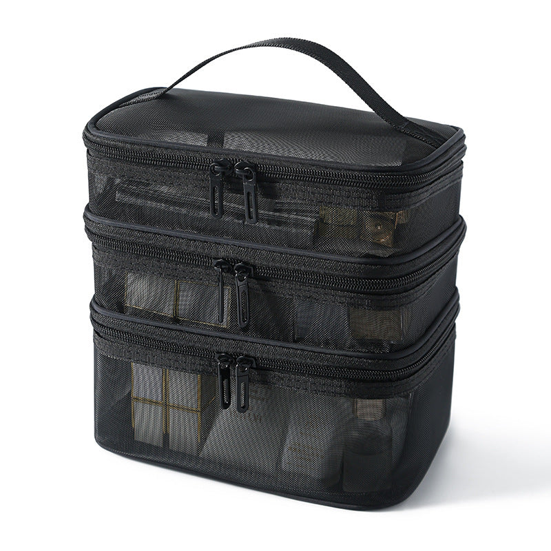 Mesh Large Capacity Wash Storage Tool Box Makeup Bag
