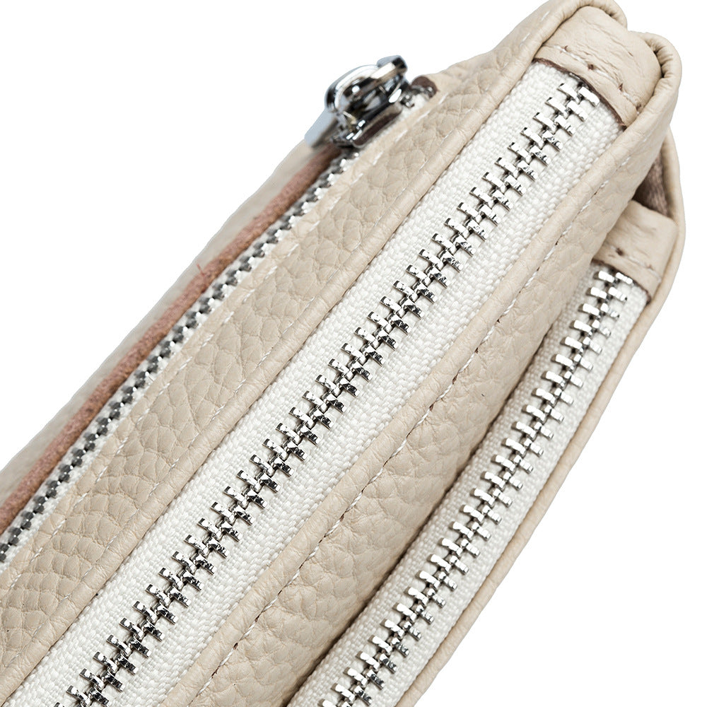 Women's Fashion Genuine Leather Simple Hand Coin Purses