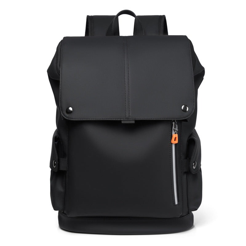 Men's Leather Trendy Large Capacity Tooling Function Backpacks