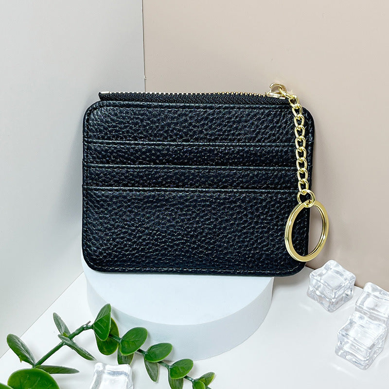 Women's Large Capacity Multiple Slots Exquisite Leather Card Holder