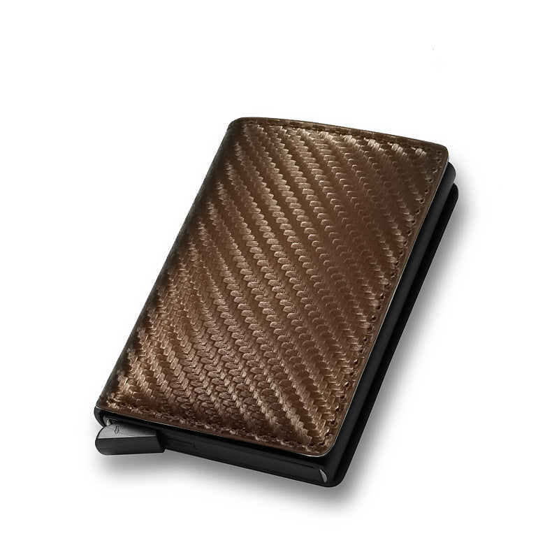 Men's Fashion Carbon Fiber Man's Short Men's Wallets