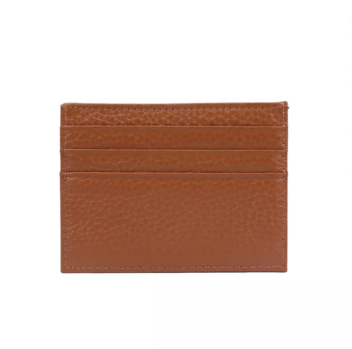 Genuine Leather Lychee Pattern Top Layer Cowhide Card Holder