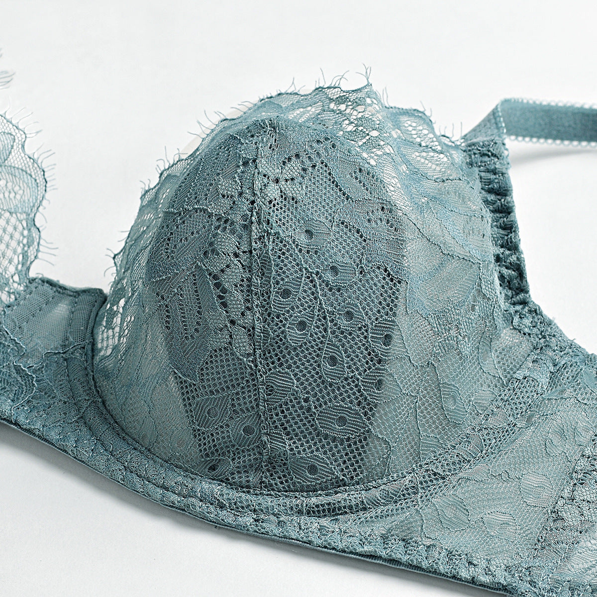 Women's Rabbit Ears Transparent Lace Underwear Small Chest Lingerie Sets