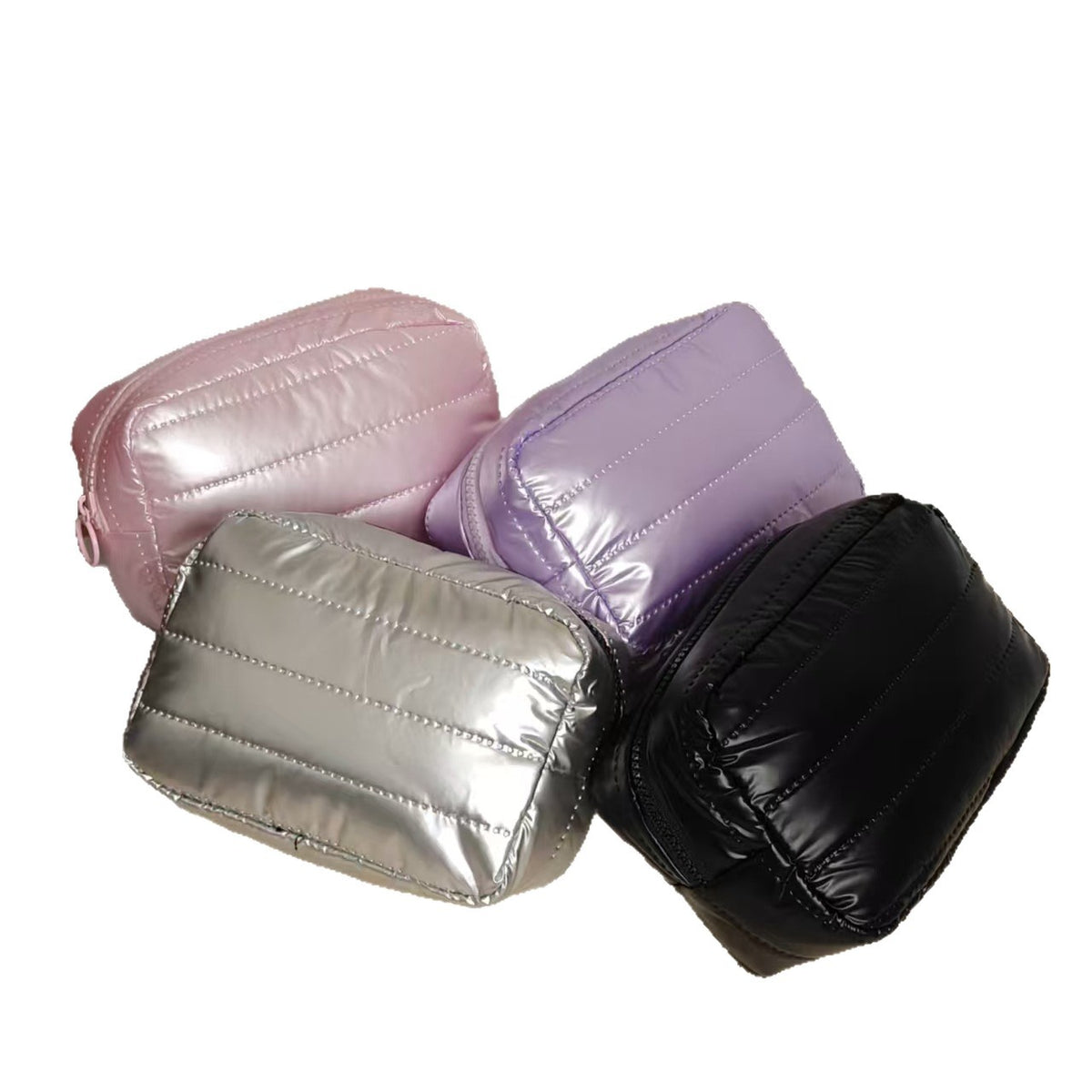 Jacket Material Space Cotton Wash Go Makeup Bag