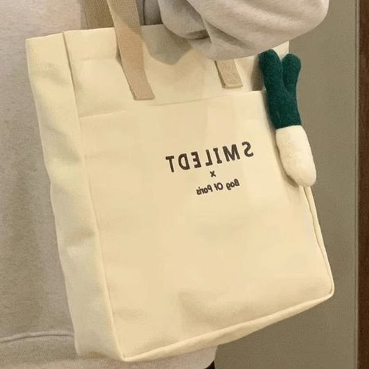 Women's Style Make-up Class Canvas Leisure Letter Crossbody Bags