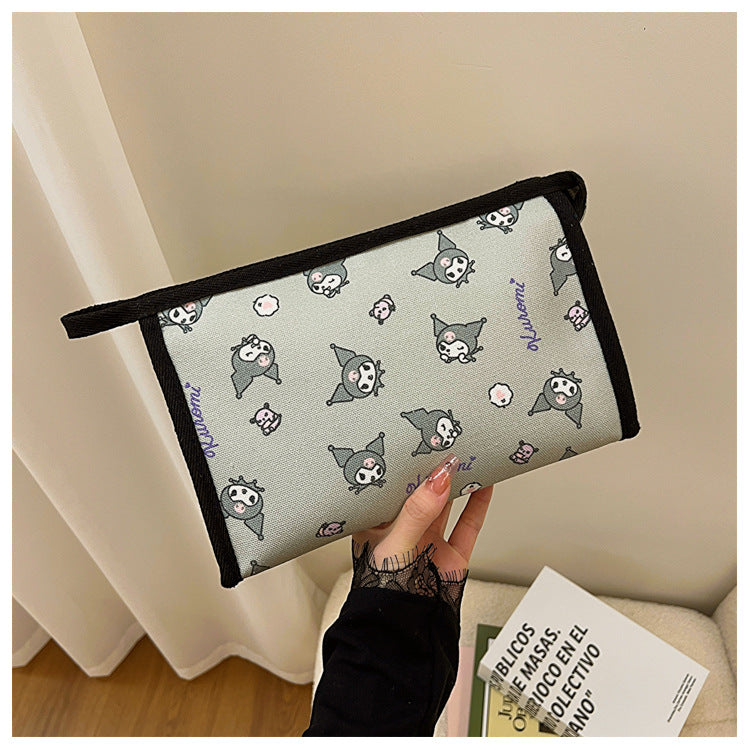 Printed Canvas Portable Cute Lunch Box Handbags