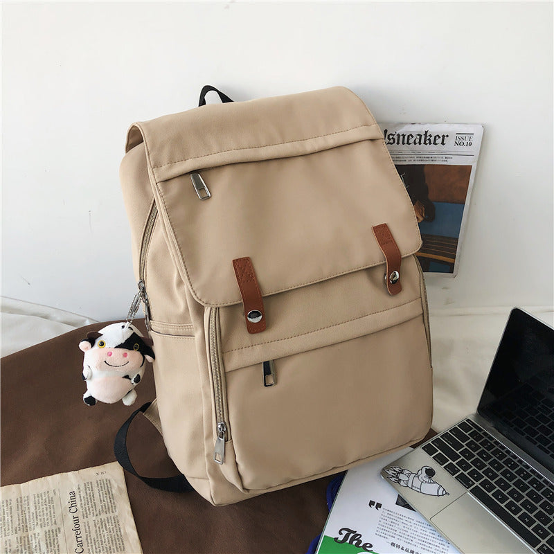 Women's & Men's & Couple Retro College Style Simple Backpacks