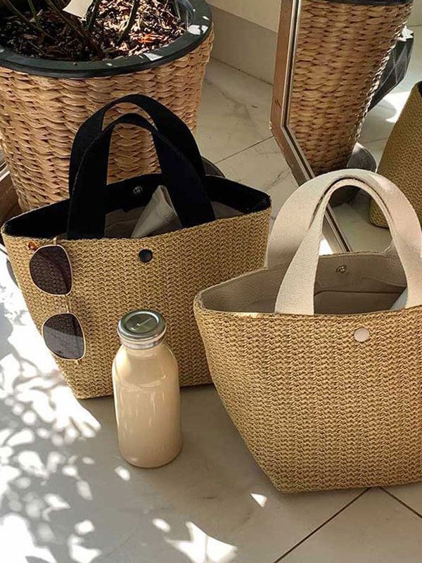 Women's Korean Beach Vacation Leisure Pastoral Style Handbags