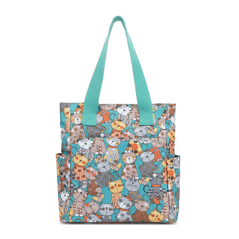 Mummy Portable Shopping Waterproof Printing Buggy Mother Women's Shoulder Bag