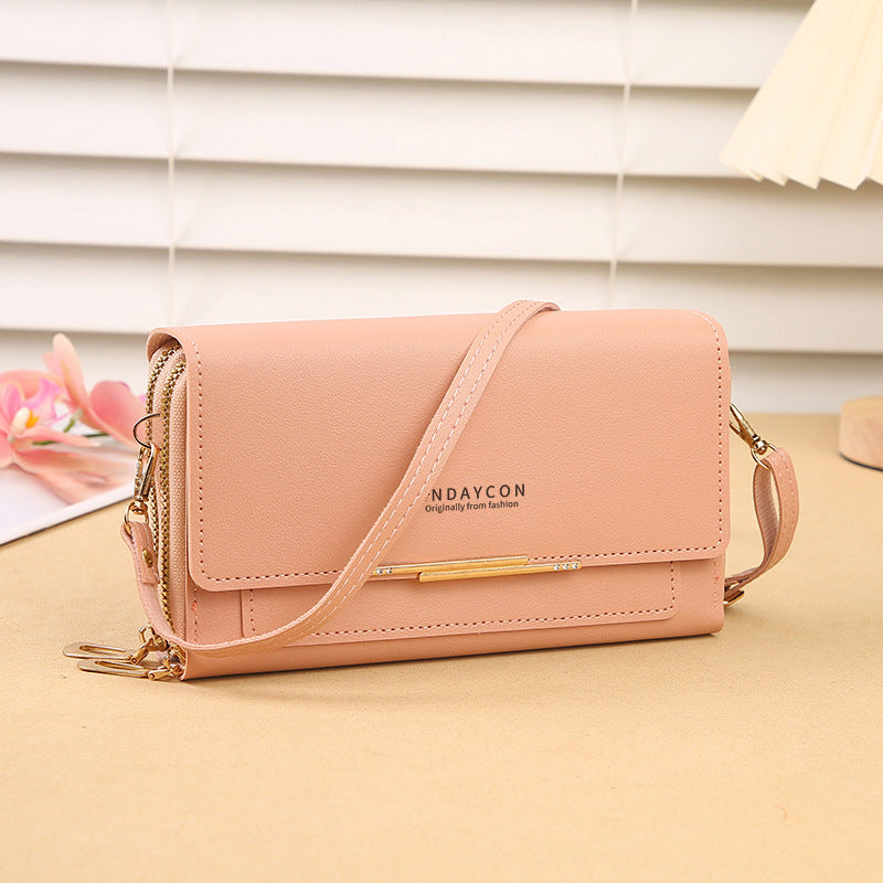 Women's Fashion Large Capacity Mid-length Clutch Ladies Wallet