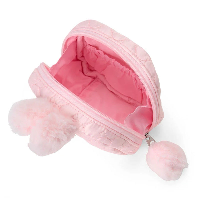 Merlot Clow Rabbit Sisters Storage Pink Makeup Bag