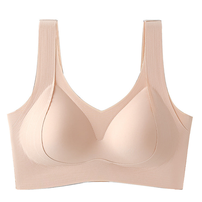 Women's Quality Fixed Cup Thin Section Traceless Underwear Big Everyday Bras