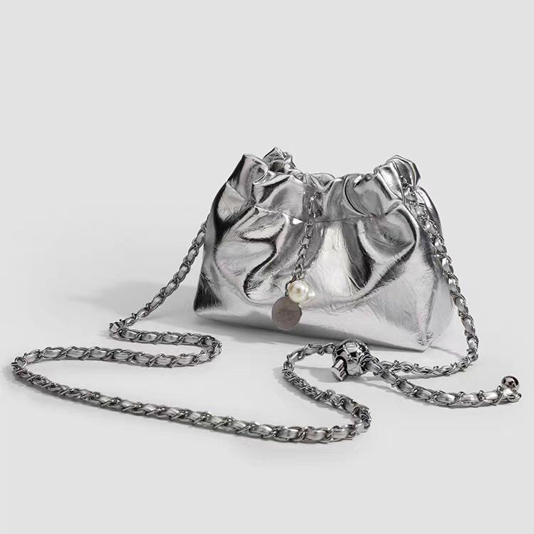 Women's Pleated Cloud Special Interest Light Luxury Women's Messenger Bag