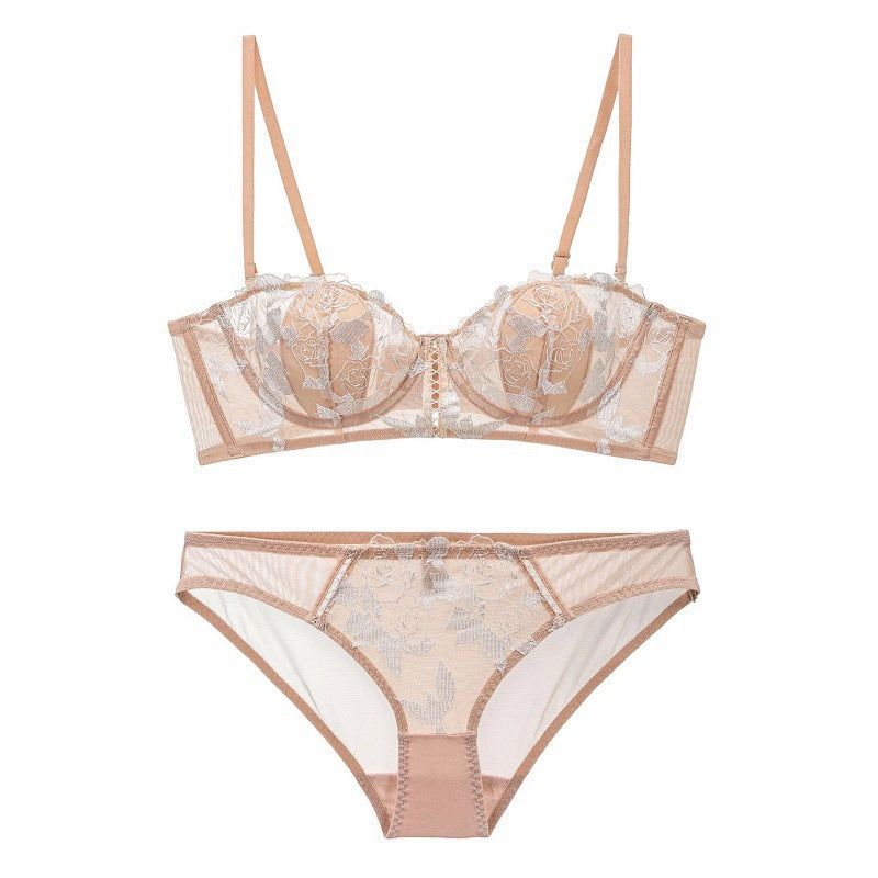 Lady Large Boob Concealing Soft Steel Lingerie Sets