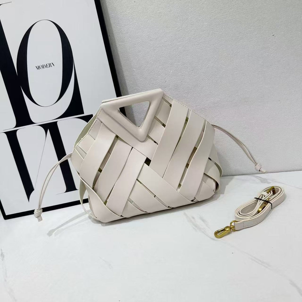 Women's Vegetable Basket Fashion Woven Large Capacity Portable Bags