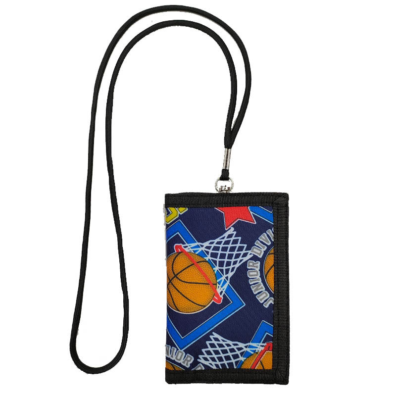 Lanyard Cartoon Animation Unicorn Gift Folding Men's Wallets