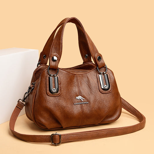 Classic Slouchy Large Capacity Shell Mother Handbags