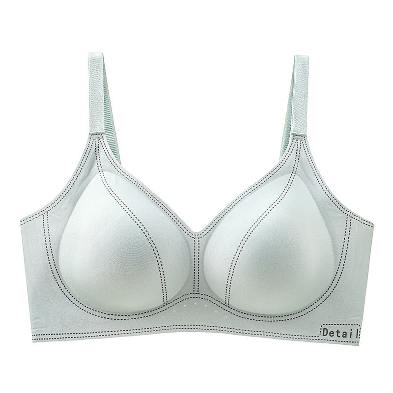 Women's Small Chest Push Up Large Ring Everyday Bras