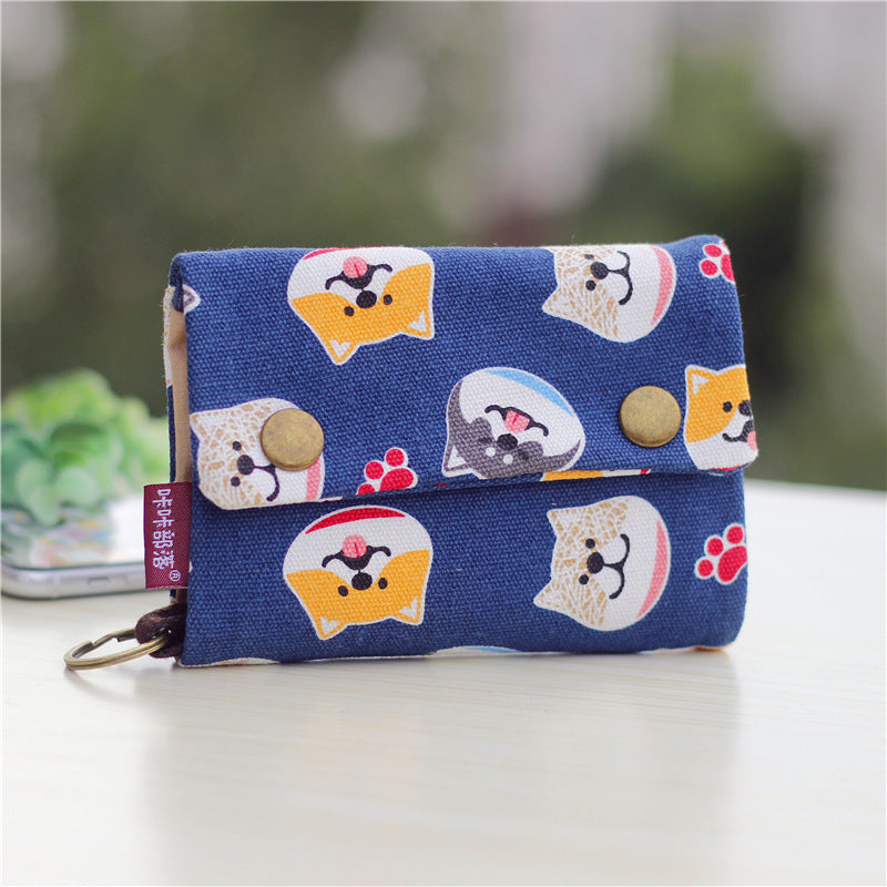 Women's & Men's & Korean Style Canvas Coin Purses